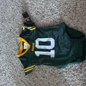 NFL Team Apparel Kids Jersey - Green and Gold